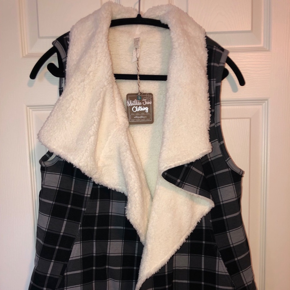 Matilda Jane Plaid Reversible Vest
